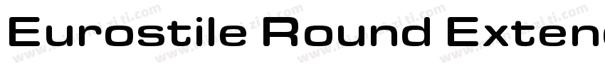 Eurostile Round Extended字体转换